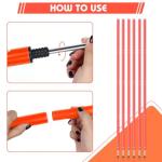 HOTOOLME Soccer Agility Training Poles Set Soccer Training Equipment- Includes 6 Agility Poles,Agility Ladder, 10 Soccer Cones,Jump Rope for Speed Training, Soccer Training, Basketball Athletes & Kids