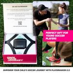 Playermaker 2.0 Smart Soccer Tracker for Cleats, 25+ Technical & Physical Soccer Training Metrics, 12 Month Access to Playermaker Technology App, Next-Level Precision Beyond GPS Trackers, Medium