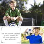 Alissl Soccer Bracelet Gifts for Teen Boys-Blue Tiger Eye Bracelet Brings Health, Safety and Happiness-Great Gifts for Boys on Birthday, Christmas, Graduation, Back to School, Anniversary