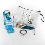 ARIOSEY Soccer Gifts Personalized Soccer Ball Cosmetic Bag for Purse Birthday Inspirational Gifts for Girls Women Team Coach Mom Stuff Travel Organizer,Christmas-M