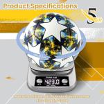 ZWAW Soccer Ball Size 5 – Waterproof PU Leather, Includes Pump, Needles, and Mesh Storage Net for Easy Carrying