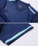 M2C Boys 2-Pack Jersey Soccer Knit Set Sport Team Uniform Shirt and Shorts 9-10 Gradient Blue/Aqua