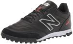 New Balance Men's 442 V2 Team TF Soccer Shoe, Black/White, 7 Medium US