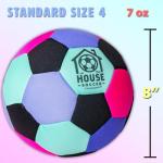 U Scored Sports in The House Soccer Ball - Indoor Size 4 Padded Soccer Ball for Girls (Ages 3+), Boys (Ages 3+) & Adults - Bring Soccer Practice Home - Perfect for Juggling - Gift for Soccer Player