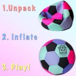 U Scored Sports in The House Soccer Ball - Indoor Size 4 Padded Soccer Ball for Girls (Ages 3+), Boys (Ages 3+) & Adults - Bring Soccer Practice Home - Perfect for Juggling - Gift for Soccer Player