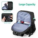 GOBUROS Basketball Bag, Soccer Equipment Bag with Ball & Shoe Compartment for Soccer Ball, Volleyball, Gym, Outdoor and Travel, Black