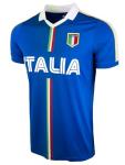 Men's Italy Short Sleeve Shirt, Italia Classic Performance Jersey (AM) Blue