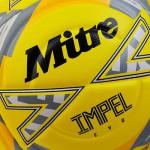 Mitre IMPEL Soccer Ball – Training Soccer Balls for Kids & Youth - Durable 6-Panel Construction - Soft-Touch Foam & Hyperflow Grooves - All-Weather Soccer Practice Equipment for Grass or Astroturf