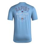 adidas Men's Colorado Rapids MLS Short Sleeve T-Shirt, Blue Colorado Rapids, Large