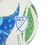 adidas Unisex-Adult MLS Training Soccer Ball,White/Green/Glory Blue/Solar Blue,5
