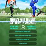 SenseBall Soccer Ball & App All-Level Size 3 | Daily Training Equipment for Young Players | Improve Skills & Control with Professional Soccer Coach Program 50+ Exercise Videos