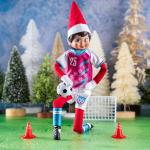 The Elf on the Shelf Polar Props North Pole Pitch Kit - 11-in-1 Elf Props and Accessories for Easy Sporty Soccer Elf Scenes - Scout Elf Not Included