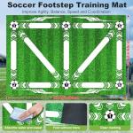 6x4 FT Kids Soccer Goals for Backyard - 2 Pack Soccer Nets Ski Skins, Portable Pop Up Goal Set Includes Training Mat, Cones, Target - Soccer Training Equipment Gift for Boys/Girls Ages 3-12