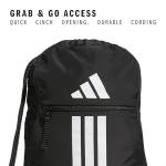 adidas Alliance Sackpack – Drawstring Backpack for Sports, Small Gym Bag