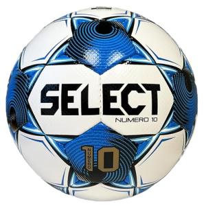 SELECT Numero 10 Soccer Ball, White/Blue/Black V25, Size 5