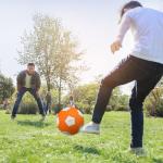 BYAOSUN Curve Soccer Ball Size 4, Swerve Soft Balls for Outdoor and Indoor,Size 4 Soccer Ball for Boys and Girls