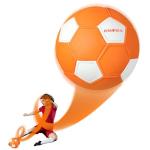 BYAOSUN Curve Soccer Ball Size 4, Swerve Soft Balls for Outdoor and Indoor,Size 4 Soccer Ball for Boys and Girls