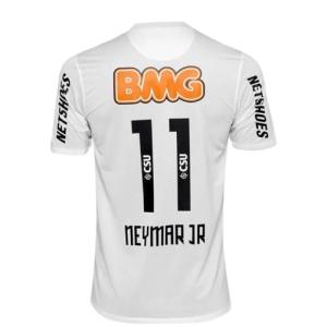 Santos Ney #11 Retro 12/13 Soccer Jersey for Men Fan Version (US, Alpha, Small, Regular, Regular, Retro)