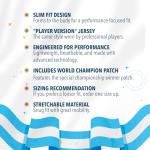 Argentina Soccer Jersey #10 Copa Mundial, World Cup Retro, Camiseta Argentina Numero 10, The G.O.A.T Jersey, Futbol (US, Alpha, Small, Regular, Regular, Albiceleste)