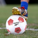 Reebok VR-2K Heritage Synthetic Soccer Ball, Classic, Reliable Material, (White/Red, Size 5)