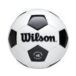 WILSON Traditional Soccer Ball - Size 4, Black/White