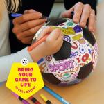 Soccer Ball Coloring Kit for Kids - Soccer Gifts for Girls & Boys - Sports Gifts - 3 4 5 6 7 8 Year Old Boy Birthday Gift - Craft Kits for Kids Ages 4-8 - Boy Toys for 4 Year Old - Games Accessories