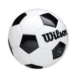 WILSON Traditional Soccer Ball - Size 4, Black/White