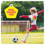 Soccer Ball Coloring Kit for Kids - Soccer Gifts for Girls & Boys - Sports Gifts - 3 4 5 6 7 8 Year Old Boy Birthday Gift - Craft Kits for Kids Ages 4-8 - Boy Toys for 4 Year Old - Games Accessories