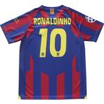 ORGBRAIN Barcelona Home Ronaldinho #10 Vintage 2005 Limited Edition Soccer Kids Jersey Shorts Socks Youth Sizes (Red, 24)