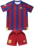 ORGBRAIN Barcelona Home Ronaldinho #10 Vintage 2005 Limited Edition Soccer Kids Jersey Shorts Socks Youth Sizes (Red, 24)