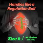 GlowCity Glow in The Dark Football - Size 6 Light Up LED Ball for Teen Boys & Adults - Cool Sports Gift for Night Outdoor Games - Birthday Gifts Ideas for Teen Boys Teenager Ages 12 13 14 15 16 17 18