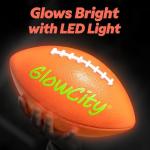 GlowCity Glow in The Dark Football - Size 6 Light Up LED Ball for Teen Boys & Adults - Cool Sports Gift for Night Outdoor Games - Birthday Gifts Ideas for Teen Boys Teenager Ages 12 13 14 15 16 17 18