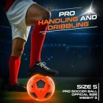 Light Up Soccer Ball - Soccer Gifts for Boys & Girls 8-15+ Year Old- Glow in the Dark Soccer Ball | Size 5 | Cool Birthday Gift Ideas for Kids / Teen - Glow Up Soccer Christmas Toys for Girls and Boys