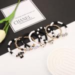 BVGA Soccer Bracelets for Women Soccer Ball Charms Bracelet Heishi Beaded Bracelets Game Day Outfits Jewelry Soccer Mom Accessories Sports Fans Party Favors Gifts (Style C)