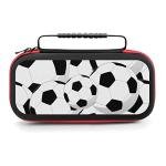 AoHanan Soccer Balls Sport Switch Carrying Case Compatible With Switch - 20 Games Cartridges Hard Shell Travel Protection for Console & Accessories