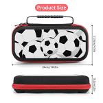 AoHanan Soccer Balls Sport Switch Carrying Case Compatible With Switch - 20 Games Cartridges Hard Shell Travel Protection for Console & Accessories