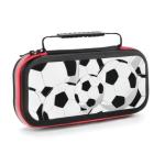 AoHanan Soccer Balls Sport Switch Carrying Case Compatible With Switch - 20 Games Cartridges Hard Shell Travel Protection for Console & Accessories