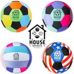 U Scored Sports in The House Soccer Ball - USA Indoor Size 4 Padded Soccer Ball for Kids (Ages 3+) & Adults - Bring Soccer Practice Home - Perfect for Juggling - Gift for Soccer Player - USA Edition