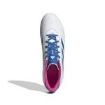 Adidas Unisex-Adult Goletto IX Firm Ground/Multi Ground Soccer, White/Bright Royal/Team Shock Pink, 9.5