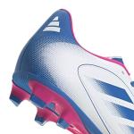 Adidas Unisex-Adult Goletto IX Firm Ground/Multi Ground Soccer, White/Bright Royal/Team Shock Pink, 9.5