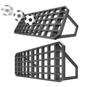 Soccer Rebounder Board, Portable Soccer Wall for Adults & Kids, 2 Angles Soccer Passing Board Metal, Soccer Training Equipment for Backyard, Adjustable Rebound Boards for Passing