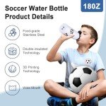 RhythmFit Soccer Gifts: Water Bottles & Stickers