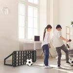 Soccer Rebounder Board, Portable Soccer Wall for Adults & Kids, 2 Angles Soccer Passing Board Metal, Soccer Training Equipment for Backyard, Adjustable Rebound Boards for Passing