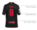 Pedri Away Soccer Jersey for Men Fan Version (US, Alpha, XX-Large, Regular, Regular, Away Kit)