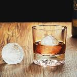 ACOOKEE Silicone Soccer Ball Ice Cube Mold Fun Shapes, Novelty Soccer Gifts, 2.2" Large Craft Round Sphere Ice Ball Molds For Game Day, Whiskey, Cocktails, Bourbon