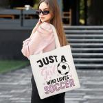 JoycuFF Soccer Gifts for Girls Soccer Stuff Accessories Gifts Sport Lovers Gift Include Glass Cup, Makeup Bag, Canvas Bag, Bracelet, Hair Scrunchies, Stickers for Team Player Birthday Gifts for Women