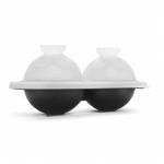 ACOOKEE Silicone Soccer Ball Ice Cube Mold Fun Shapes, Novelty Soccer Gifts, 2.2" Large Craft Round Sphere Ice Ball Molds For Game Day, Whiskey, Cocktails, Bourbon