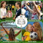 Trinckle Soccer Bracelet for Girls, Stackable Game Day Beaded Bracelets as Soccer Gifts for Woman, Soccer Mom Christmas Ornaments Senior Night Gifts Accessories Jewelry as Sports Party Favors Outfits