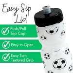 22 oz. BPA-Free Kids Soccer Water Bottle
