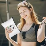 SilTriangle 5 Pcs Soccer Gifts for Women Party Favors Players Team Gift Players Makeup Bag Necklace Earrings Socks for Women Birthday Decorations Christmas Athlete Gifts Sport Stuff Accessories